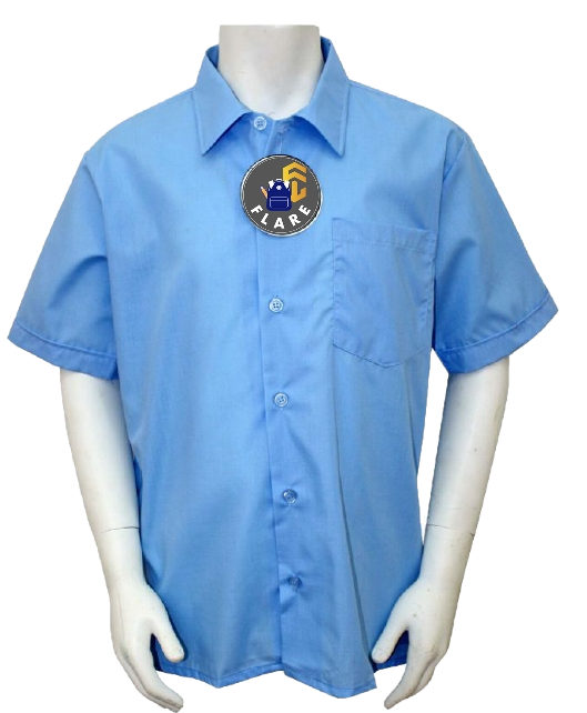 CAMISA AZUL CIELO M/C